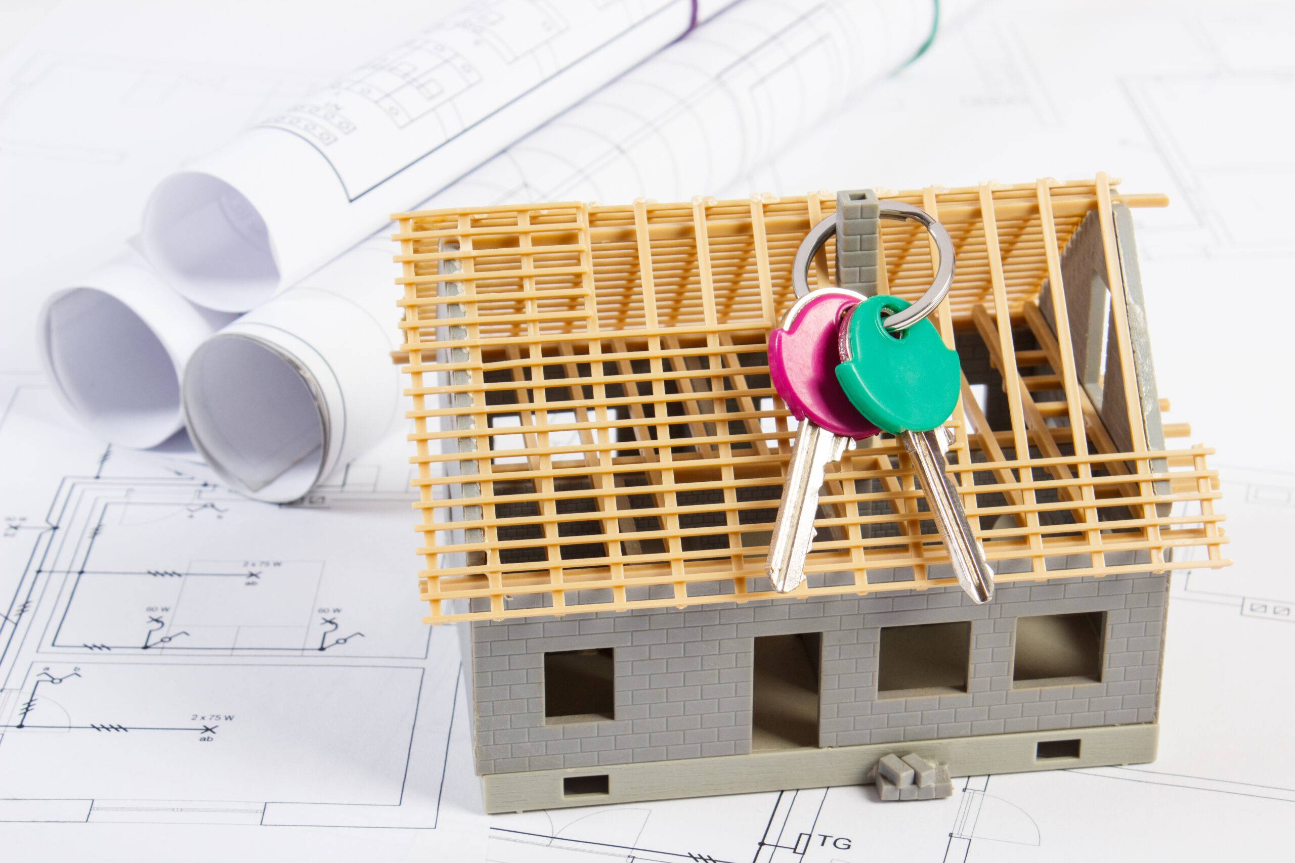 home keys with small house under construction and 2024 10 18 09 15 04 utc scaled